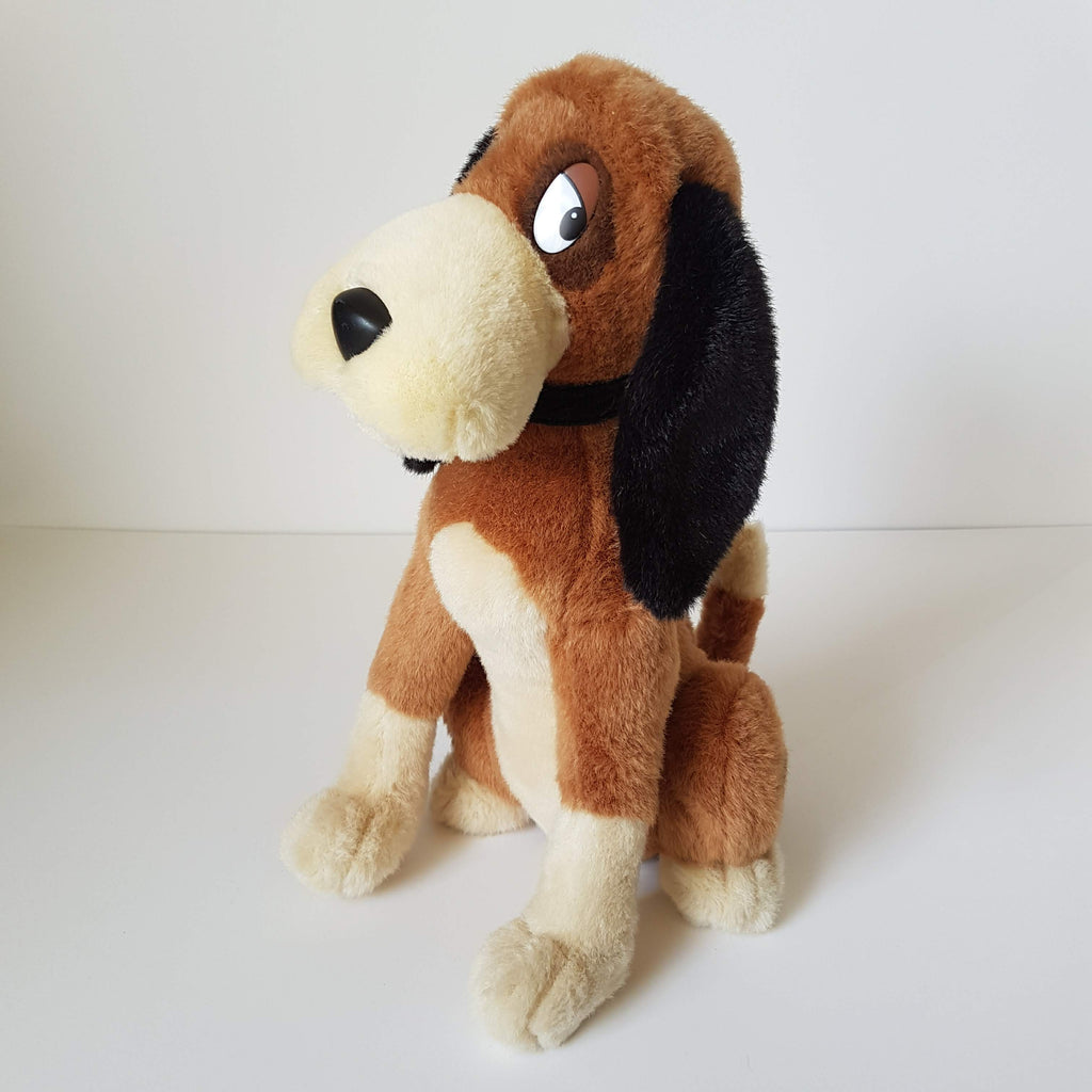Vintage Rare FOX & THE HOUND Adult COPPER Dog Plush 39cm Soft Toy