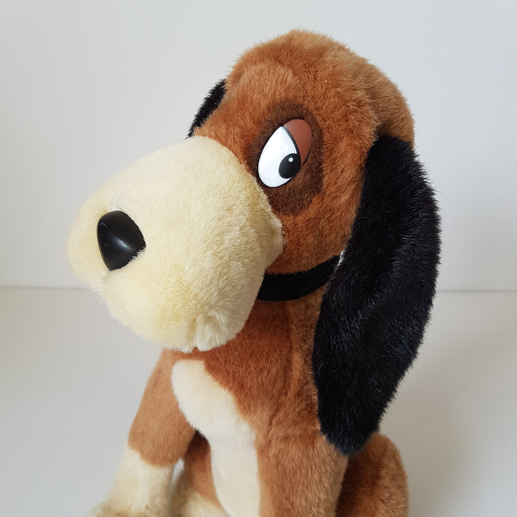 Vintage Rare FOX & THE HOUND Adult COPPER Dog Plush 39cm Soft Toy