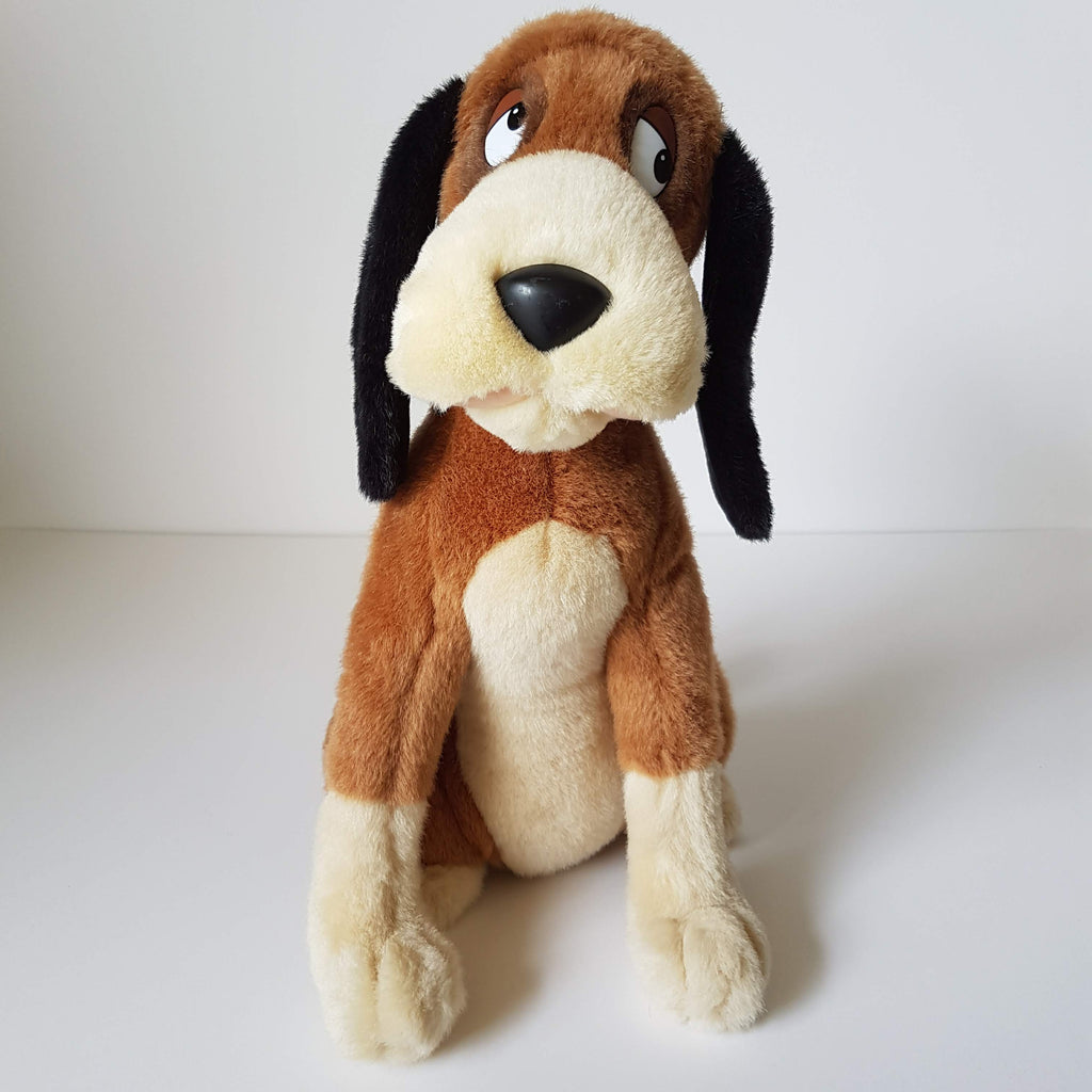 Vintage Rare FOX & THE HOUND Adult COPPER Dog Plush 39cm Soft Toy