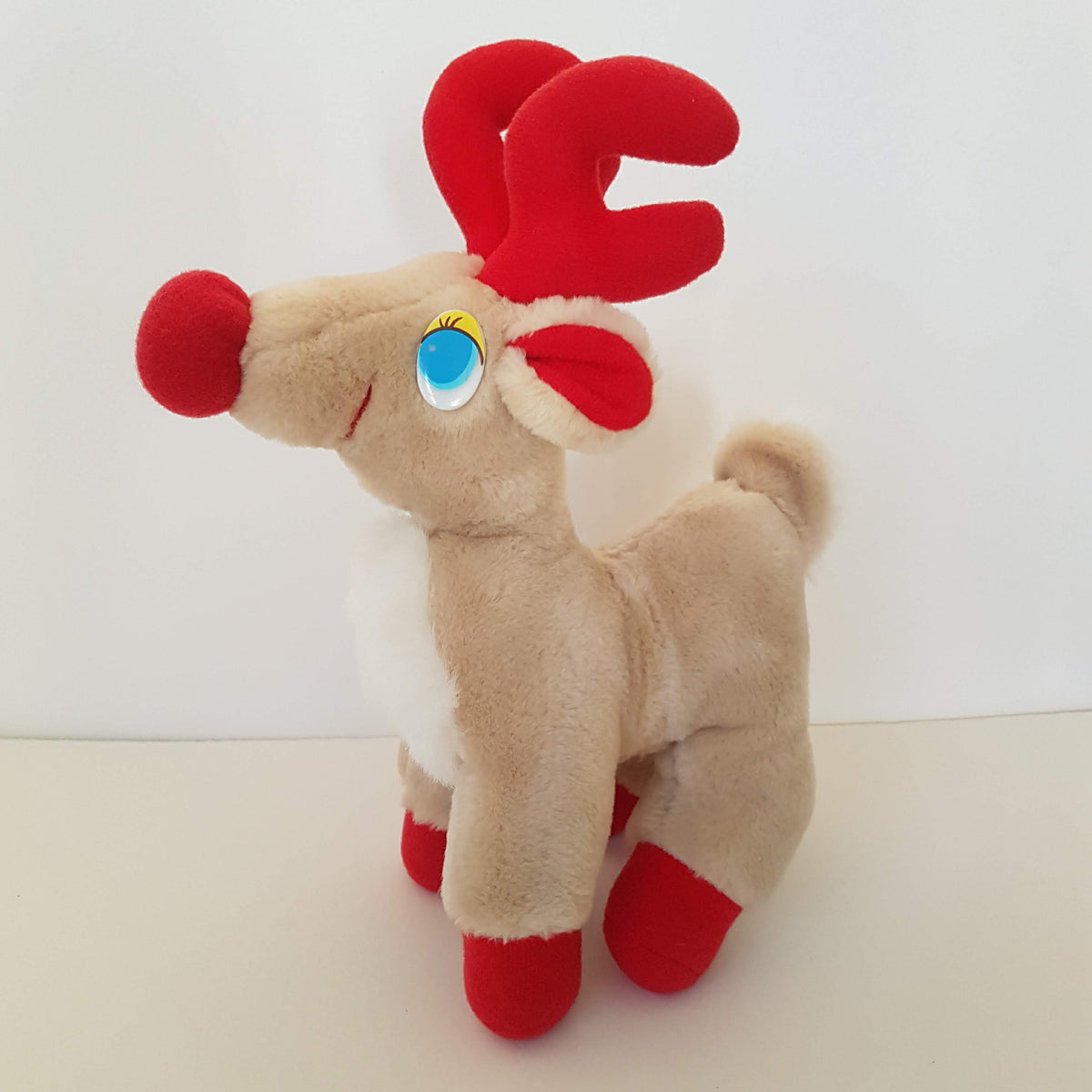 Rare Croner Toys RUDOLPH THE RED NOSE REINDEER Stuffed Animal Christmas Soft Toy