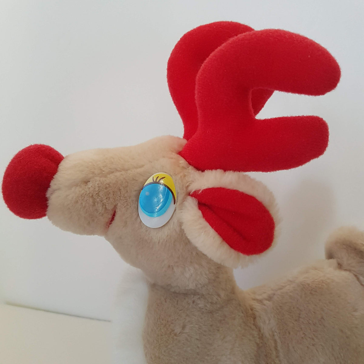 Rare Croner Toys RUDOLPH THE RED NOSE REINDEER Stuffed Animal Christmas Soft Toy