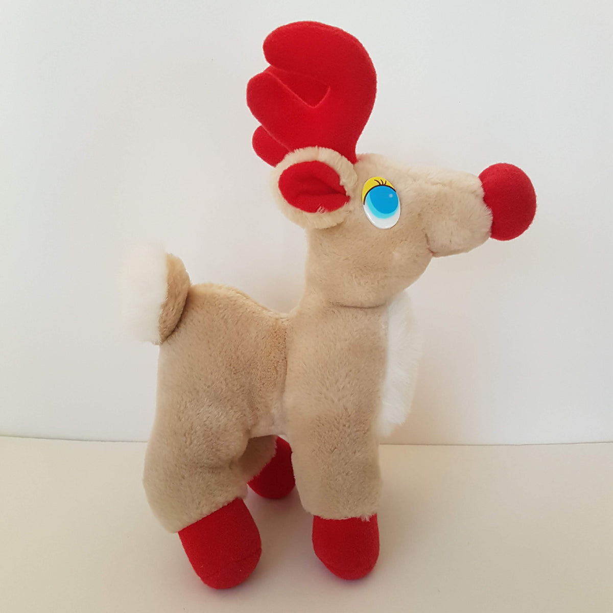 Rare Croner Toys RUDOLPH THE RED NOSE REINDEER Stuffed Animal Christmas Soft Toy