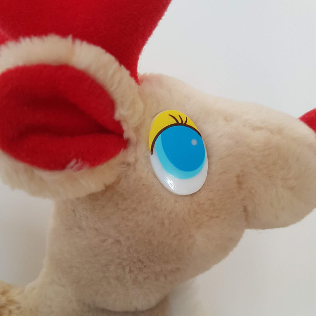Rare Croner Toys RUDOLPH THE RED NOSE REINDEER Stuffed Animal Christmas Soft Toy