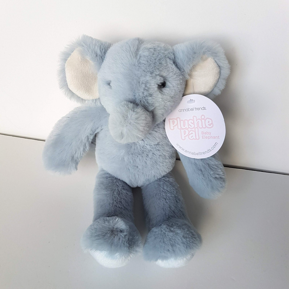 Annabel Trends BABY ELEPHANT Plush 25cm Blue Soft Toy Stuffed Animal TAGS Floppy2