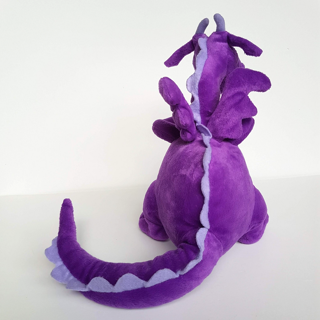 Seretide PURPLE DRAGON Pharmaceutical Plush Promotion Soft Toy Fantasy Animal4