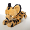 Korimco SERVAL WILD CAT Laying Plush Stuffed Animal Soft Toy Safari Animals Cute0