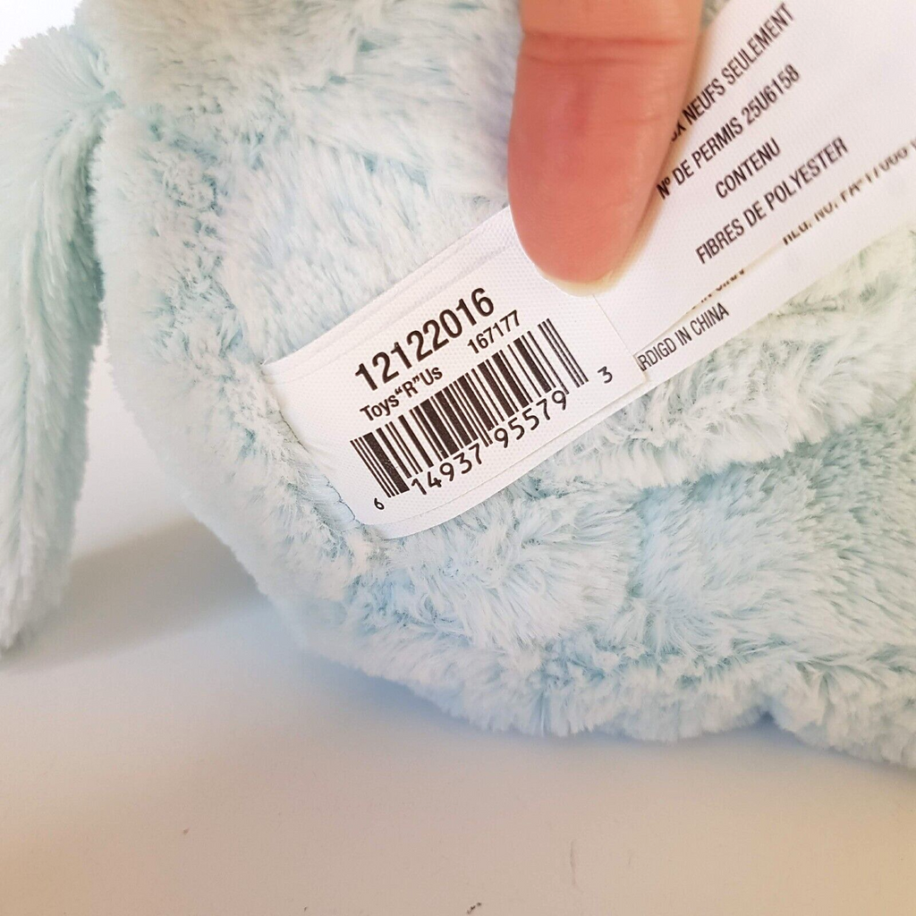 Animal Alley HIPPO Plush Pastel Blue 10” Soft Toy Floppy Lovey Stuffed Animal10