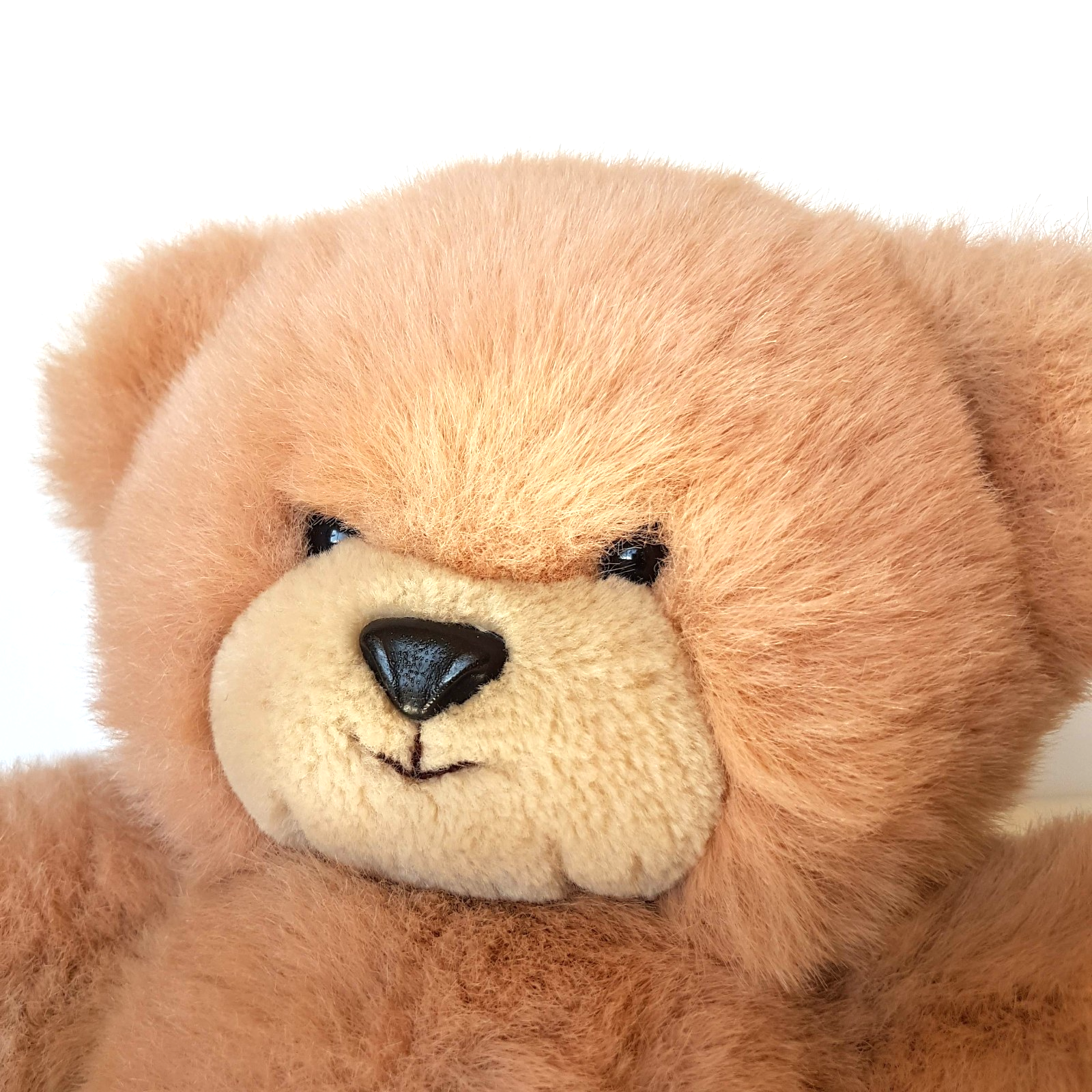24k Polar Puff BRAD BEAR Vintage Teddy Blush Pink Plush Stuffed Animal Soft Toy10