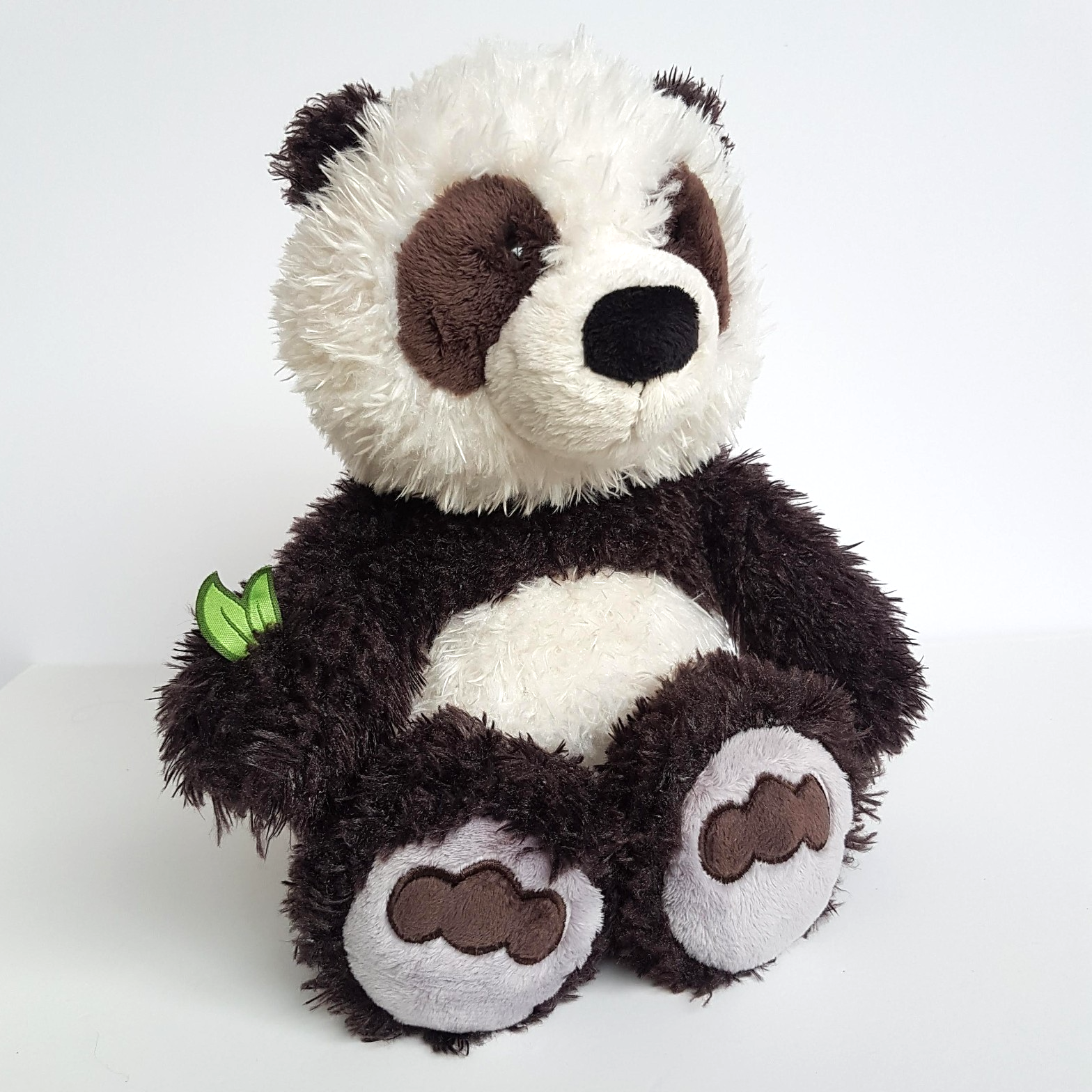 Nici PANDA Plush Brown White 38cm Stuffed Animal Soft Toy Cuddly Rare Bamboo0