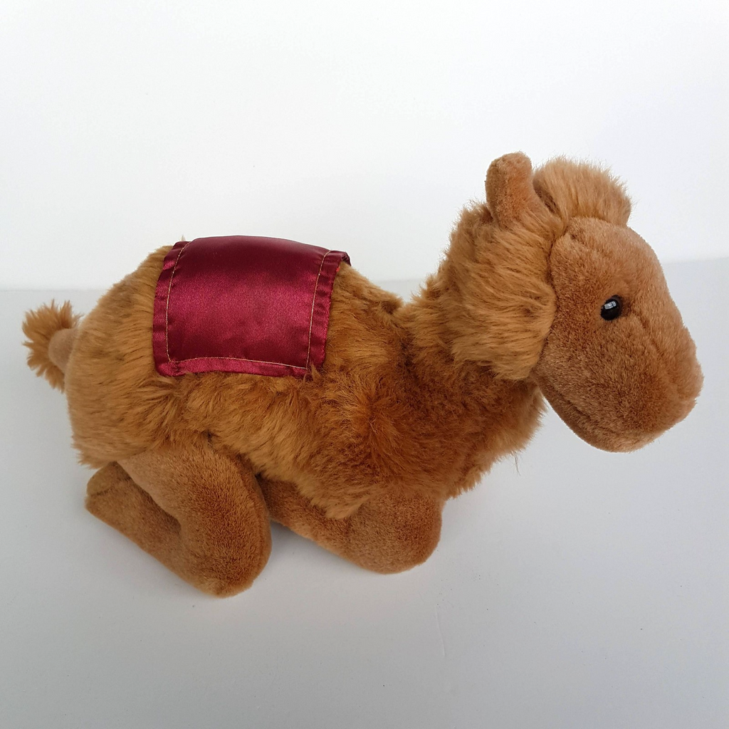 Russ RODNEY CAMEL Chocolate Brown Plush Soft Toy 28cm long Desert Stuffed Animal2
