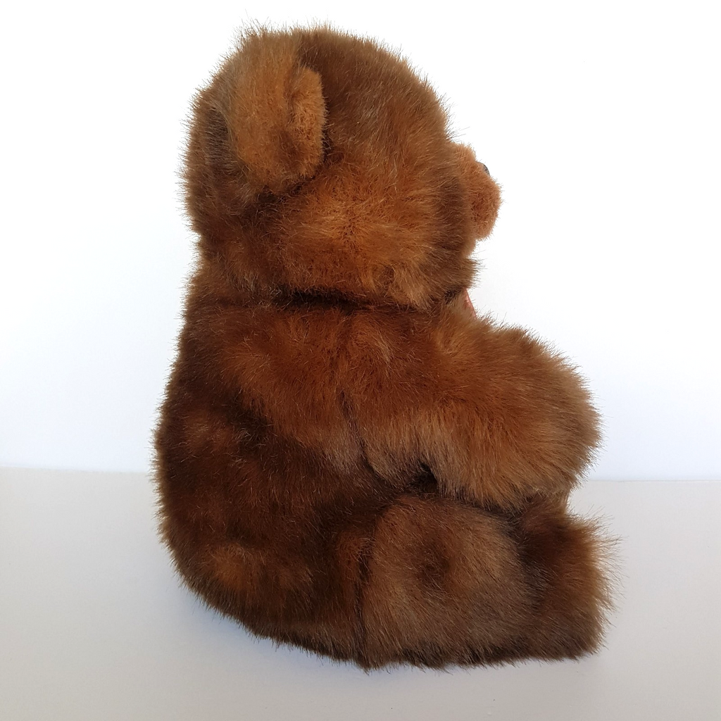 VTG Gina Toys TEDDY BEAR 29cm Stuffed Animal Bow Soft Toy Collectible Bear Cute4