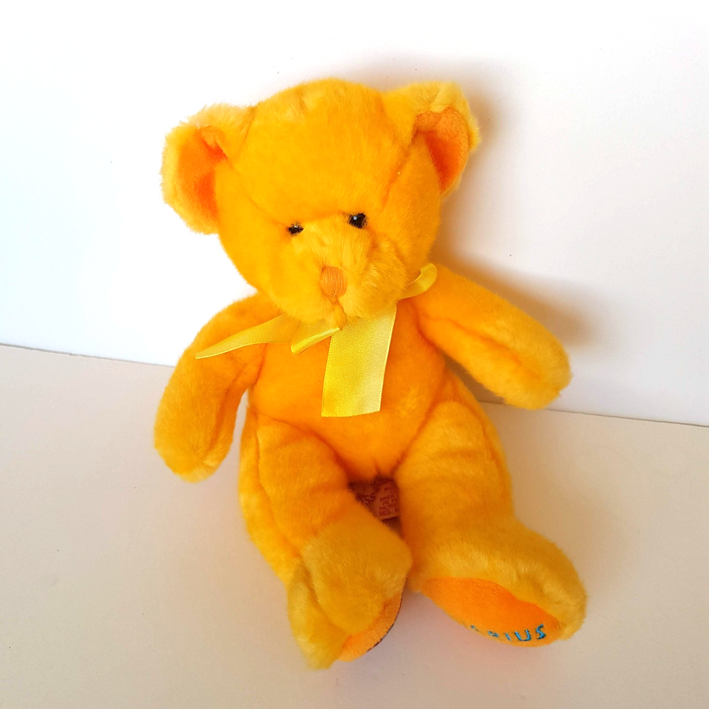 Russ AQUARIUS Star Sign Astrology BIRTHDAY TEDDY BEAR Soft Toy Stuffed Animal2