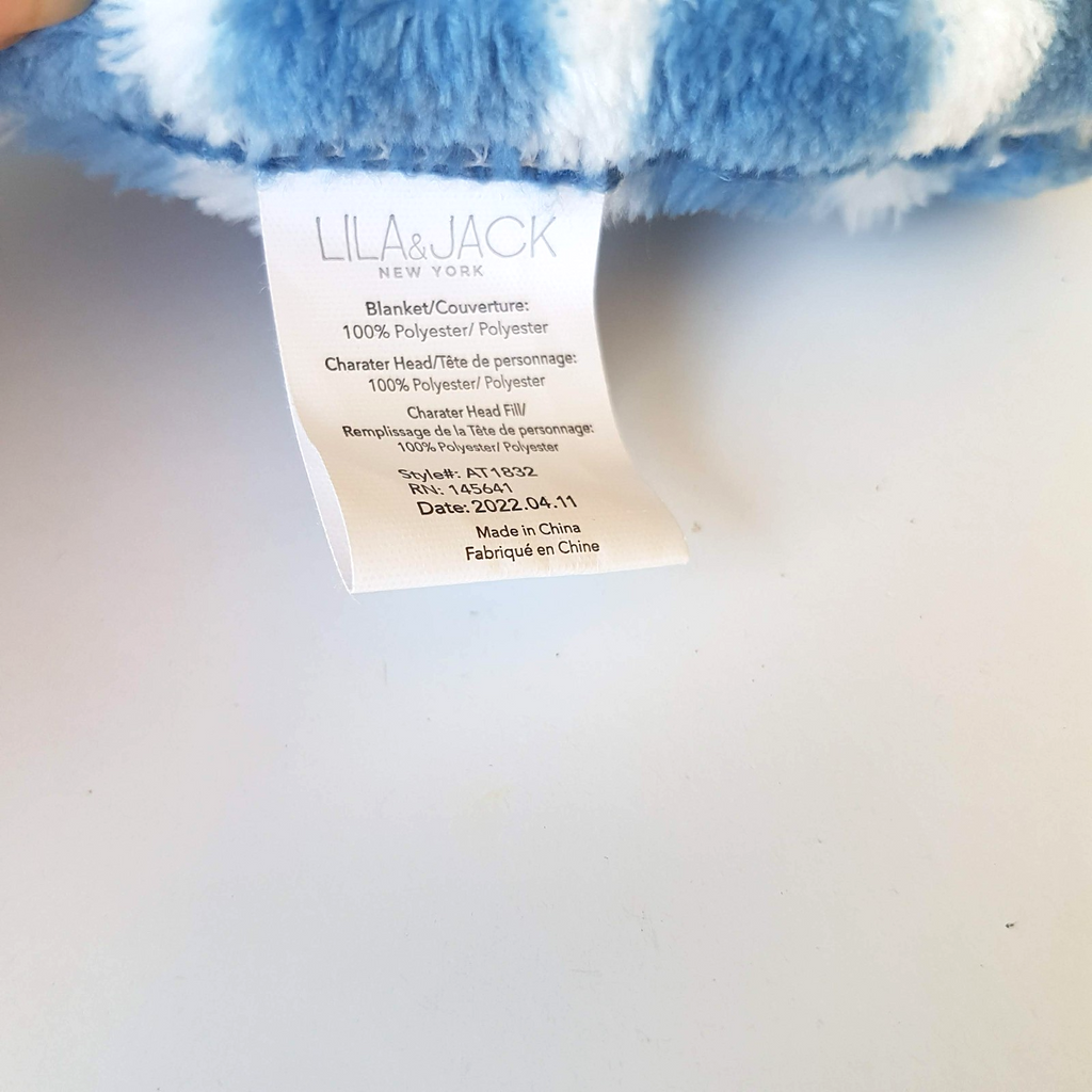 Lila & Jack ELEPHANT Lovey Security Blanket Stuffed Animal Soft Toy Comforter5
