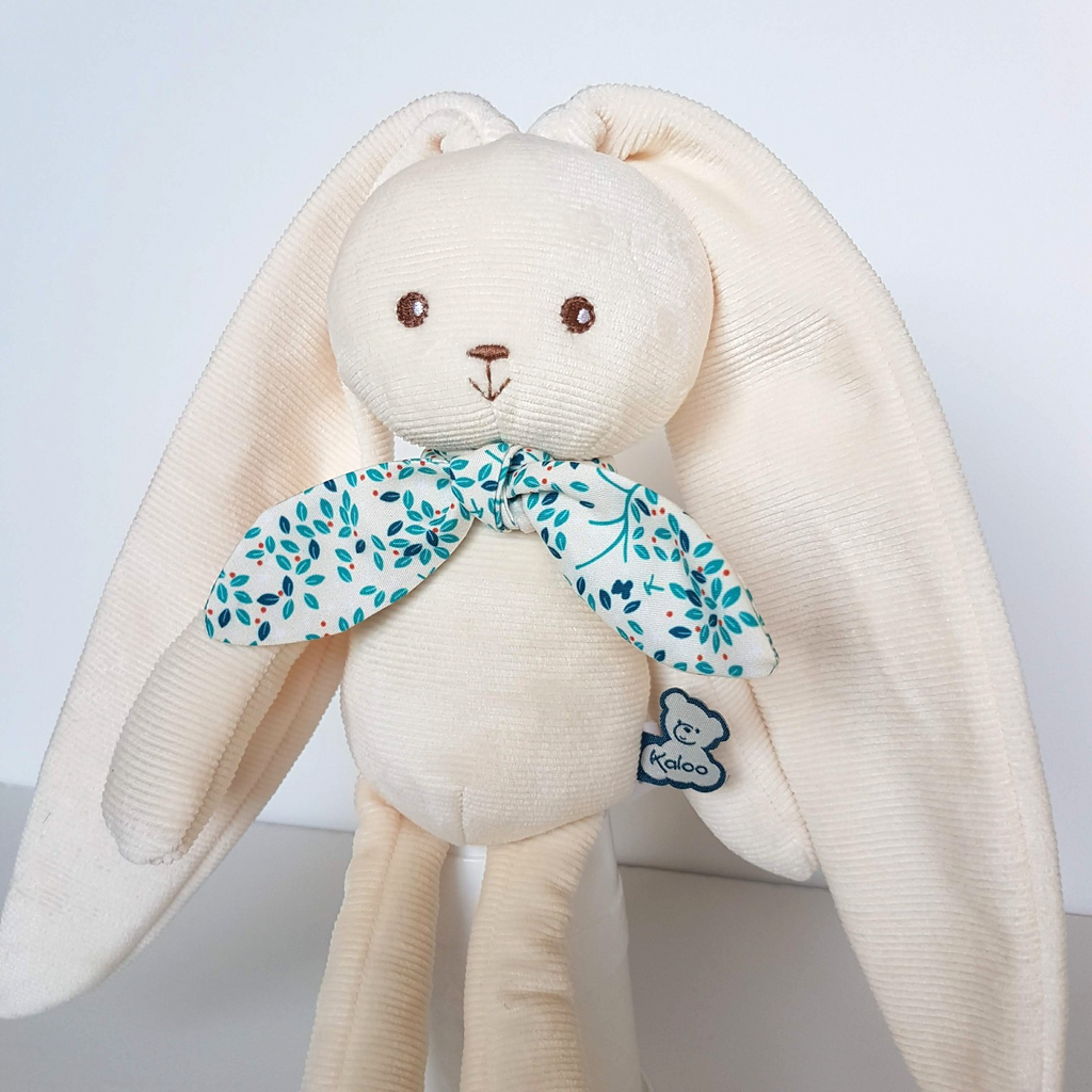 KALOO Baby BUNNY RABBIT Plush 31cm Stuffed Animal Soft Toy Corduroy Cream Floppy2