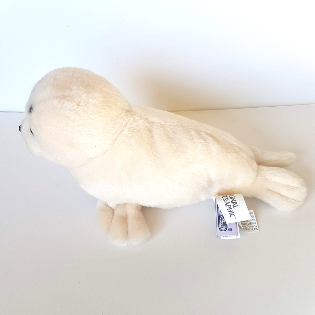 National Geographic LELLY VENTURELLI HARP SEAL Plush Soft Toy Stuffed Animal4