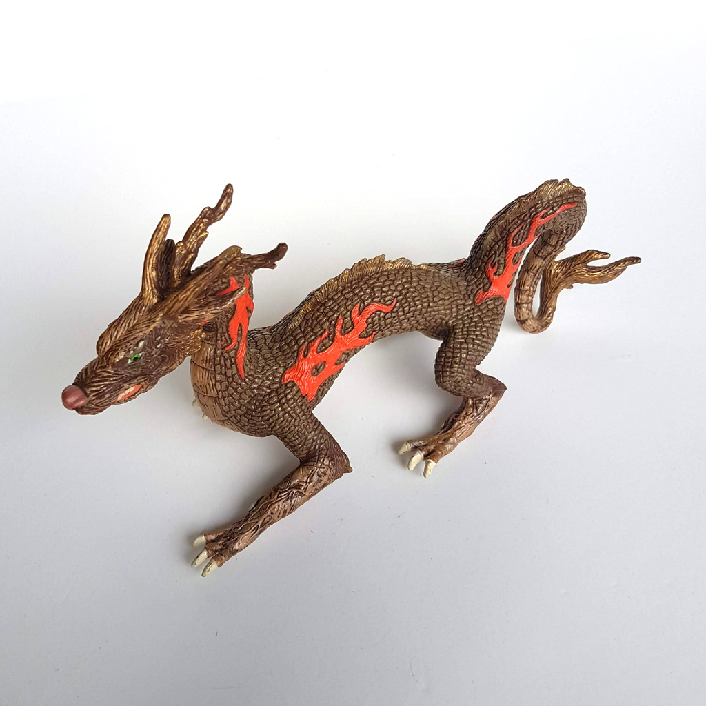 PAPO Dragon of the Rising Sun Collectible Vinyl Figurine Fire Fantasy Magic Toy6
