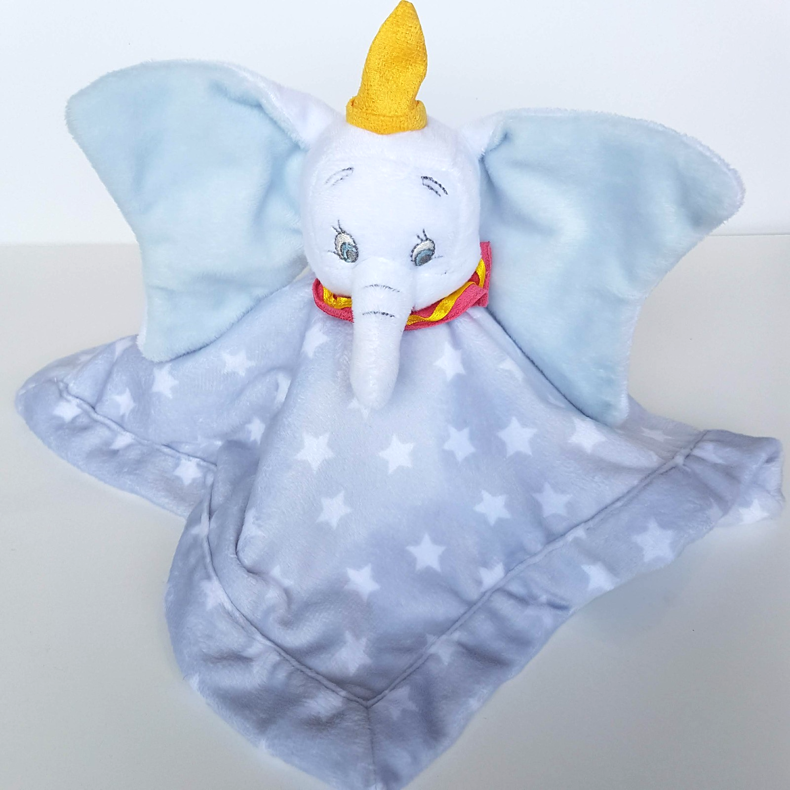 Disney DUMBO ELEPHANT Baby Lovey Comforter Security Blanket Soft Toy Crinkle Ear2