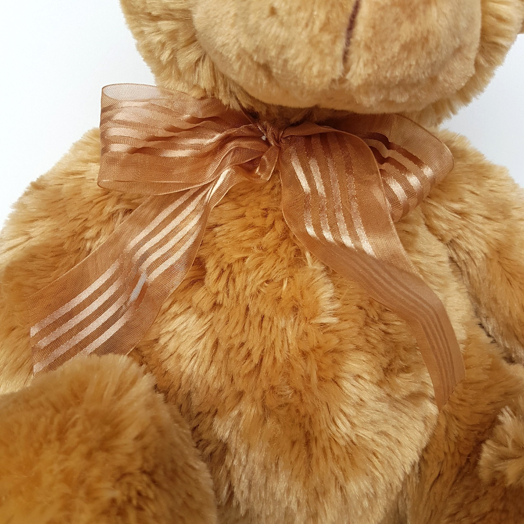 Teddy & Friends TEDDY BEAR Caramel 33cm Plush Soft Toy Stuffed Animal Super Cute5