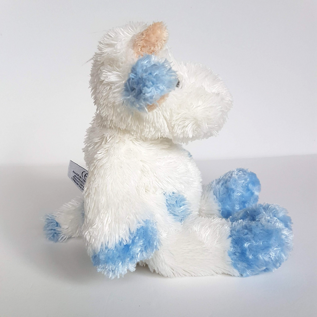 Adorable HARRODS COW BULL Floppy Plush Blue White 26cm Soft Toys Stuffed Animal6