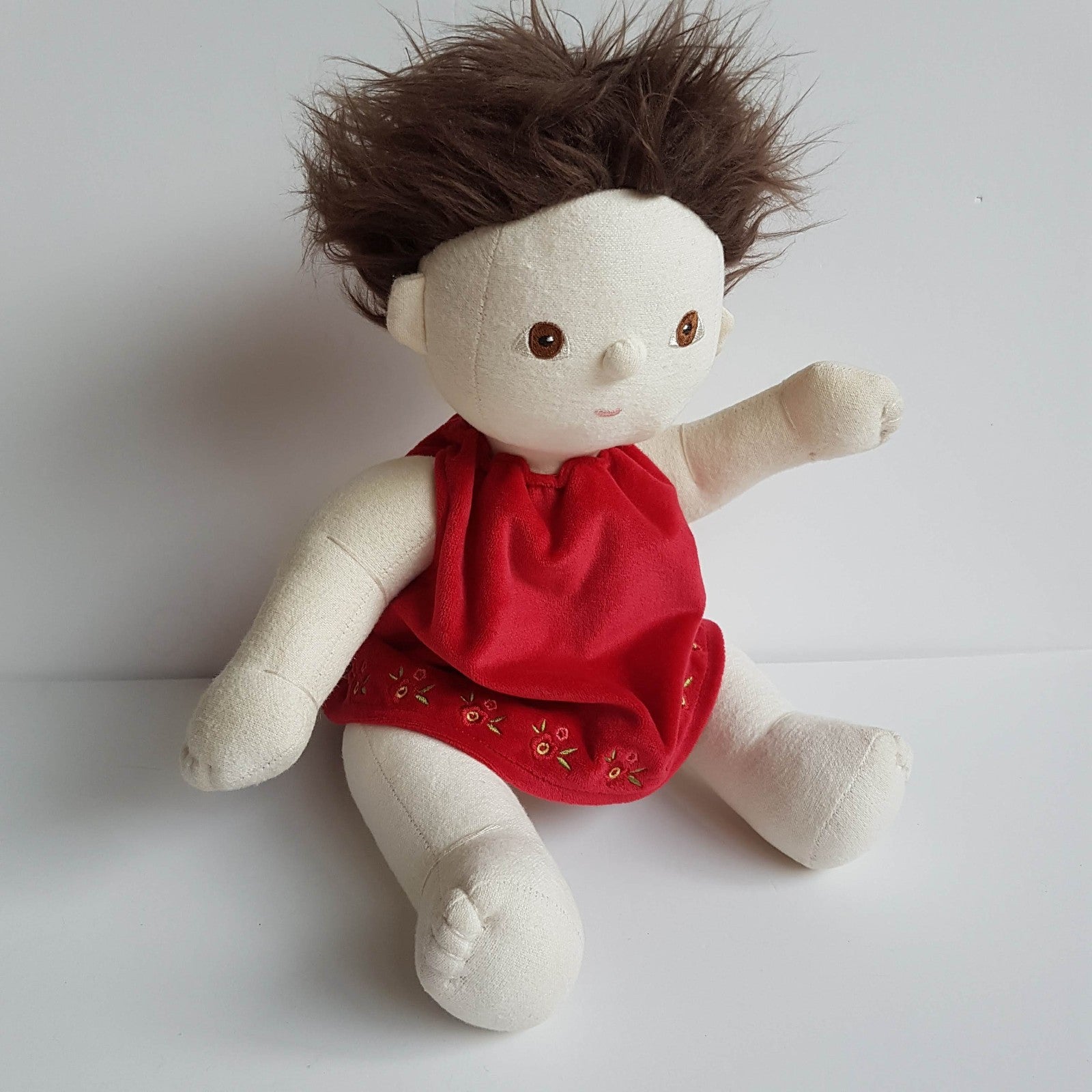 Olli Ella DINKUM DOLLS Doll Soft Toy 37cm Clothes Brunette Brown Eye Articulated3
