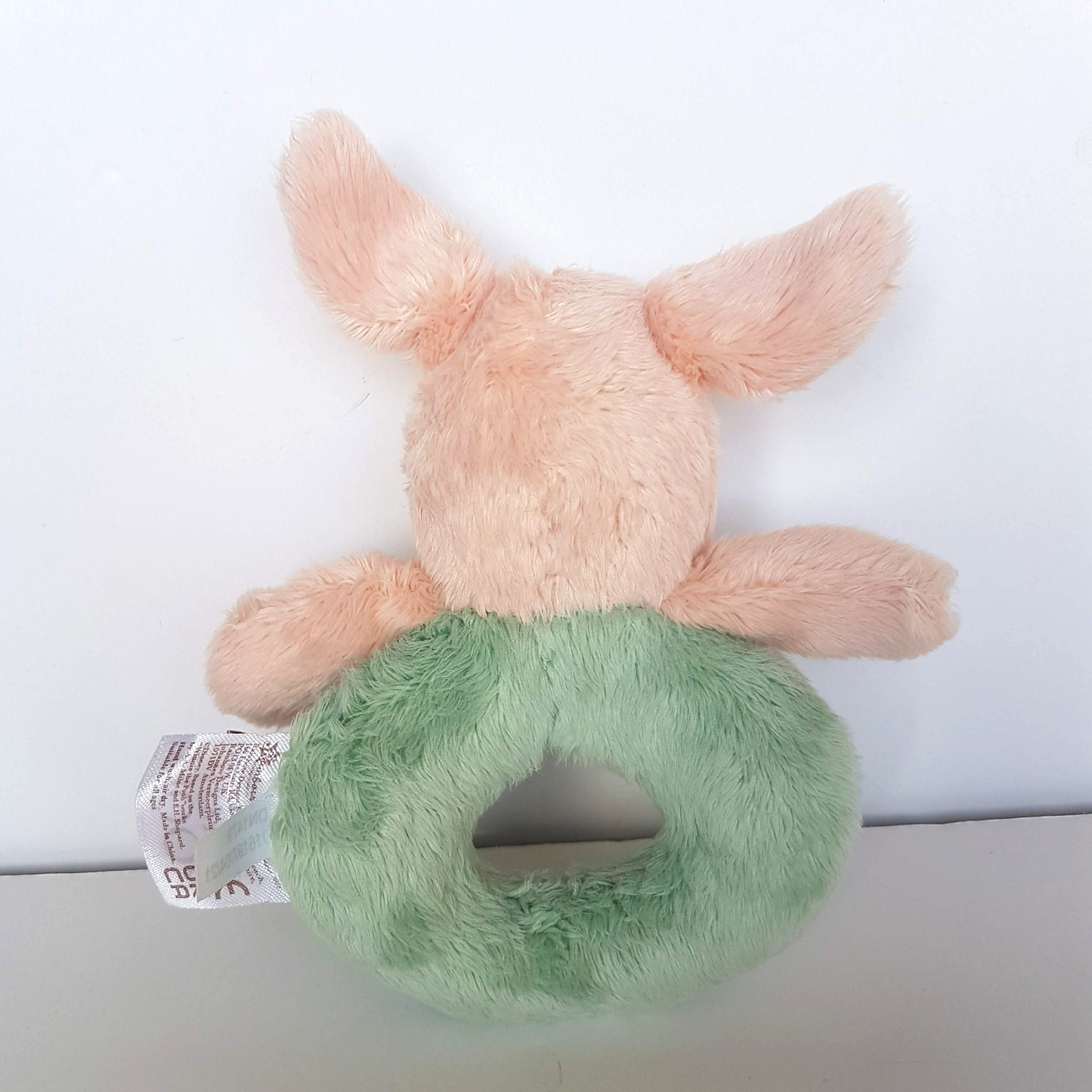 Hundred Acre Wood PIGLET RATTLE Lovey Winnie The Pooh Plush Security Soft Toy5