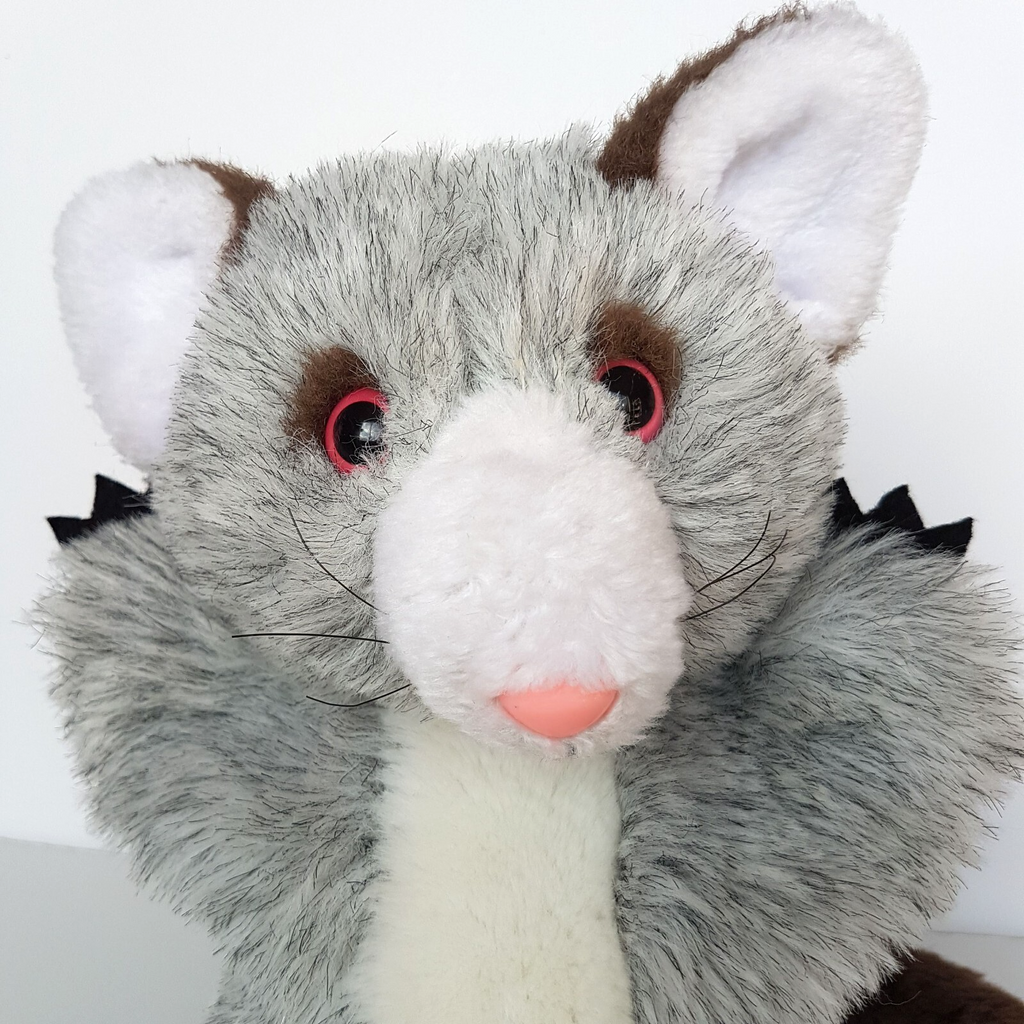 CA Australia POSSUM Hand Puppet Stuffed Animal Soft Toy Marsupial Vintage Cute4