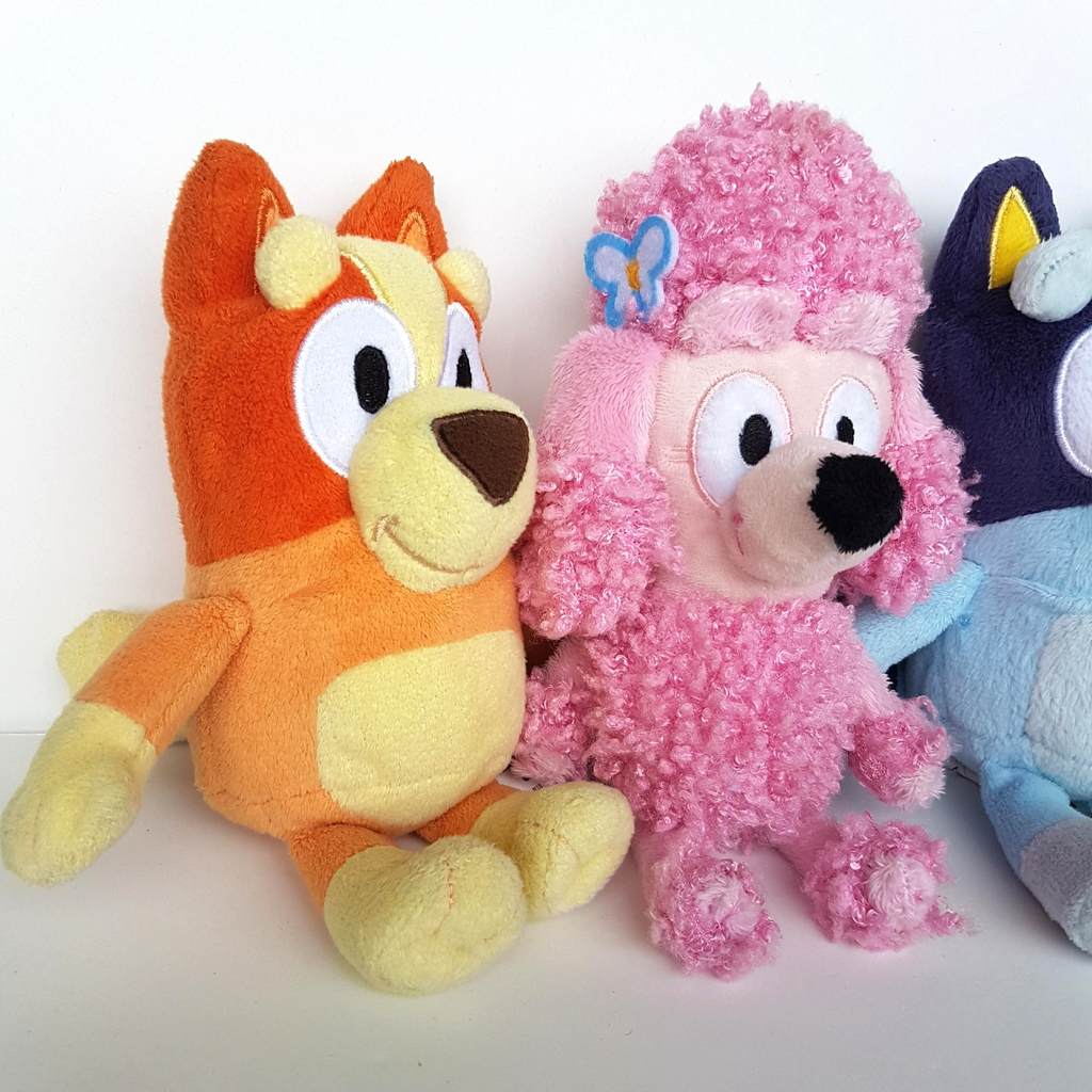 Bluey Plush Lot COCO LILA BINGO BLUEY Puppy Dog Stuffed Animal Soft Toy Genuine1