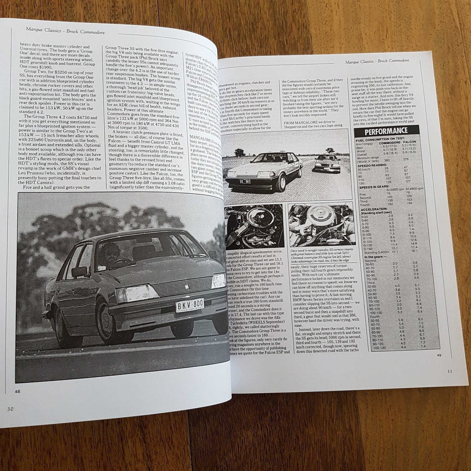 Peter BROCK COMMODORE PB Book Barry Lake Muscle Car Bathurst Holden Racing HDT7