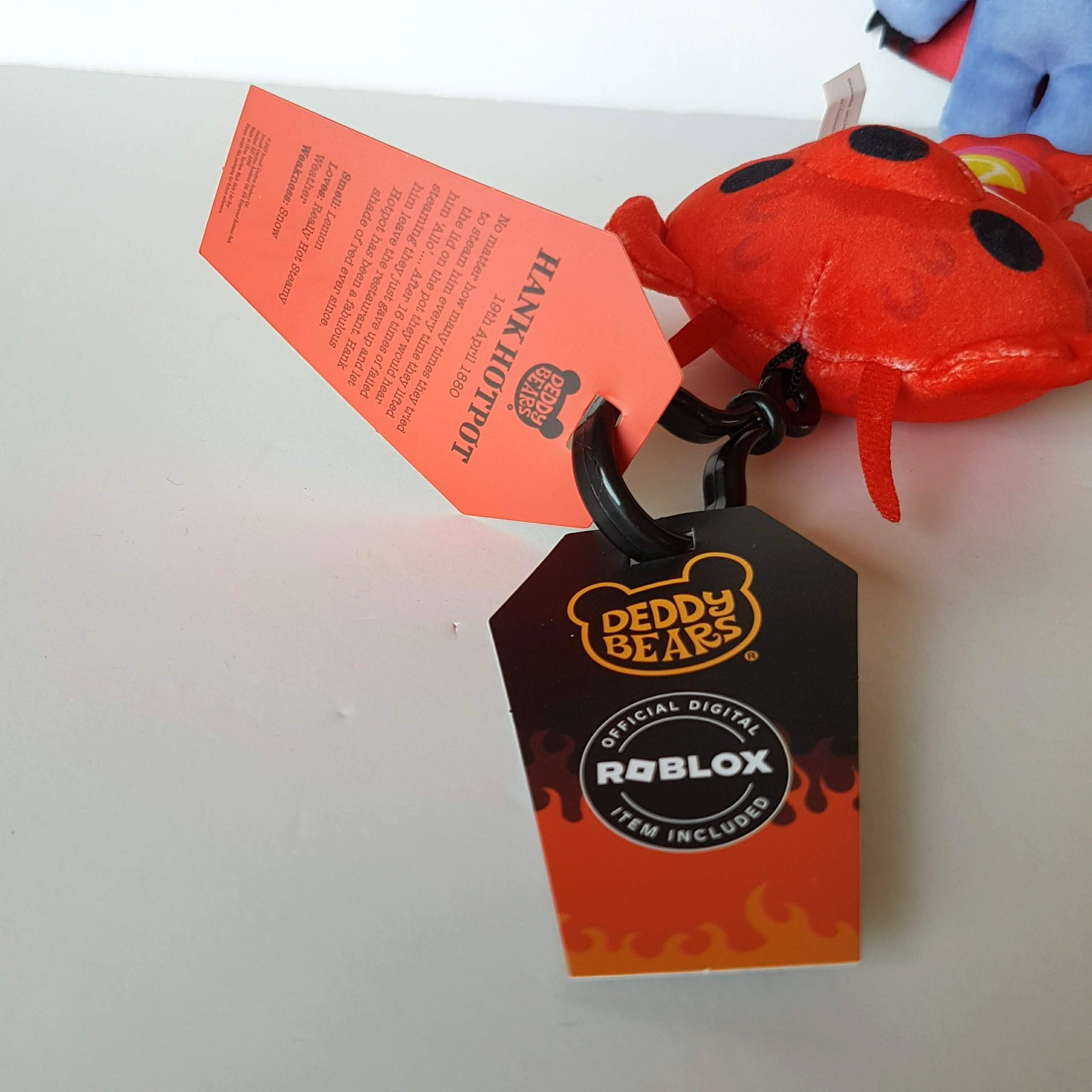 Deddy Bear VAMPBEAR + ROBLOX HANK HOTPOT Keyring Plush Stuffed Animal Scary Soft6