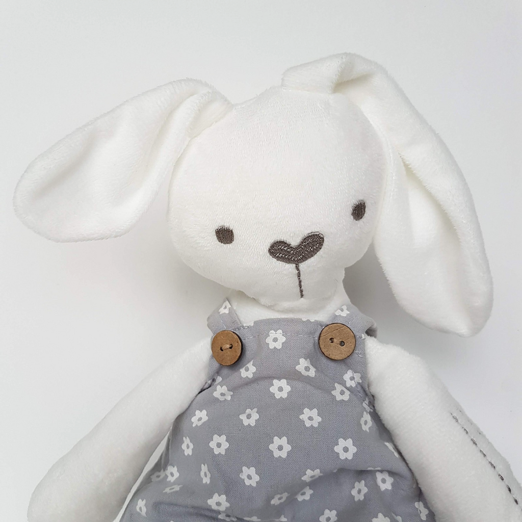 Ollie's Place BUNNY LOVEY Plush Comforter Soft Toy Rabbit Stuffed Animal Clothes1