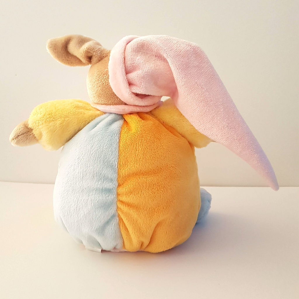 Bestever PASTEL DOG RATTLE Plush 23cm Colour Block Puppy Stuffed Animal Soft Toy5