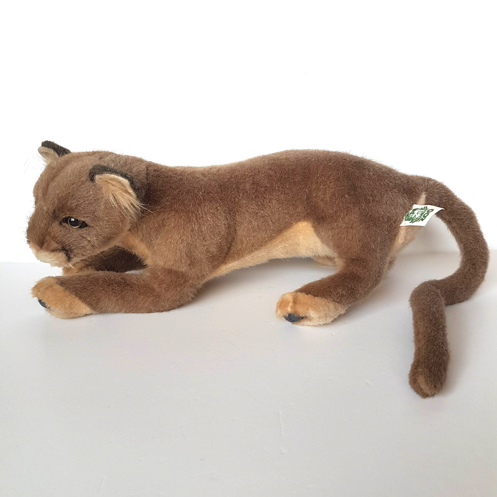 Hansa PUMA MOUNTAIN LION COUGAR Wild Cat Stuffed Animal Melbourne Zoo Soft Toy3