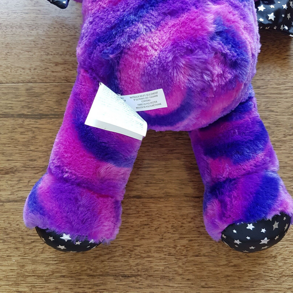 Build A Bear VAMPIRE BAT Plush STARRY NIGHT Purple Blue Stars Stuffed Animal Toy15