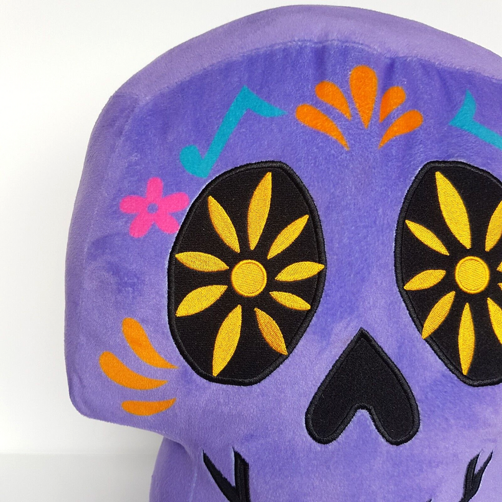 Large COCO Skull CUSHION Kids Purple Plush Large Pillow Toy Mexico Pixar Disney1