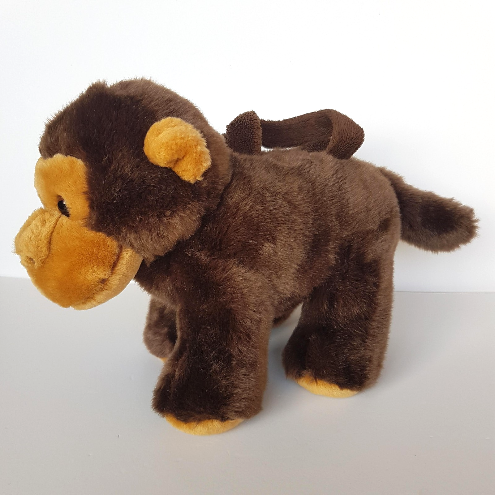 Unipak MONKEY KIDS BAG Small Plush 29cm Stuffed Animal Soft Toy Cute Toy Bag0