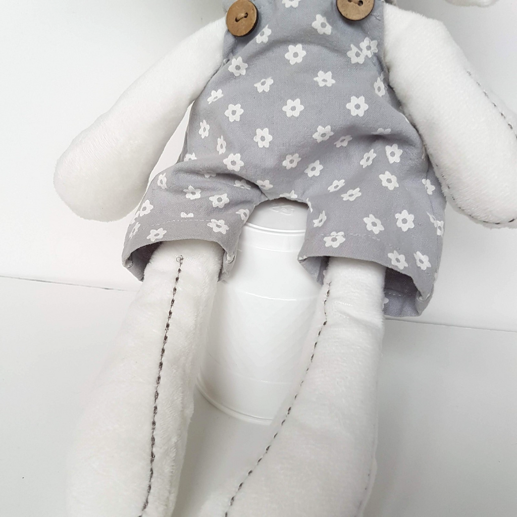 Ollie's Place BUNNY LOVEY Plush Comforter Soft Toy Rabbit Stuffed Animal Clothes2