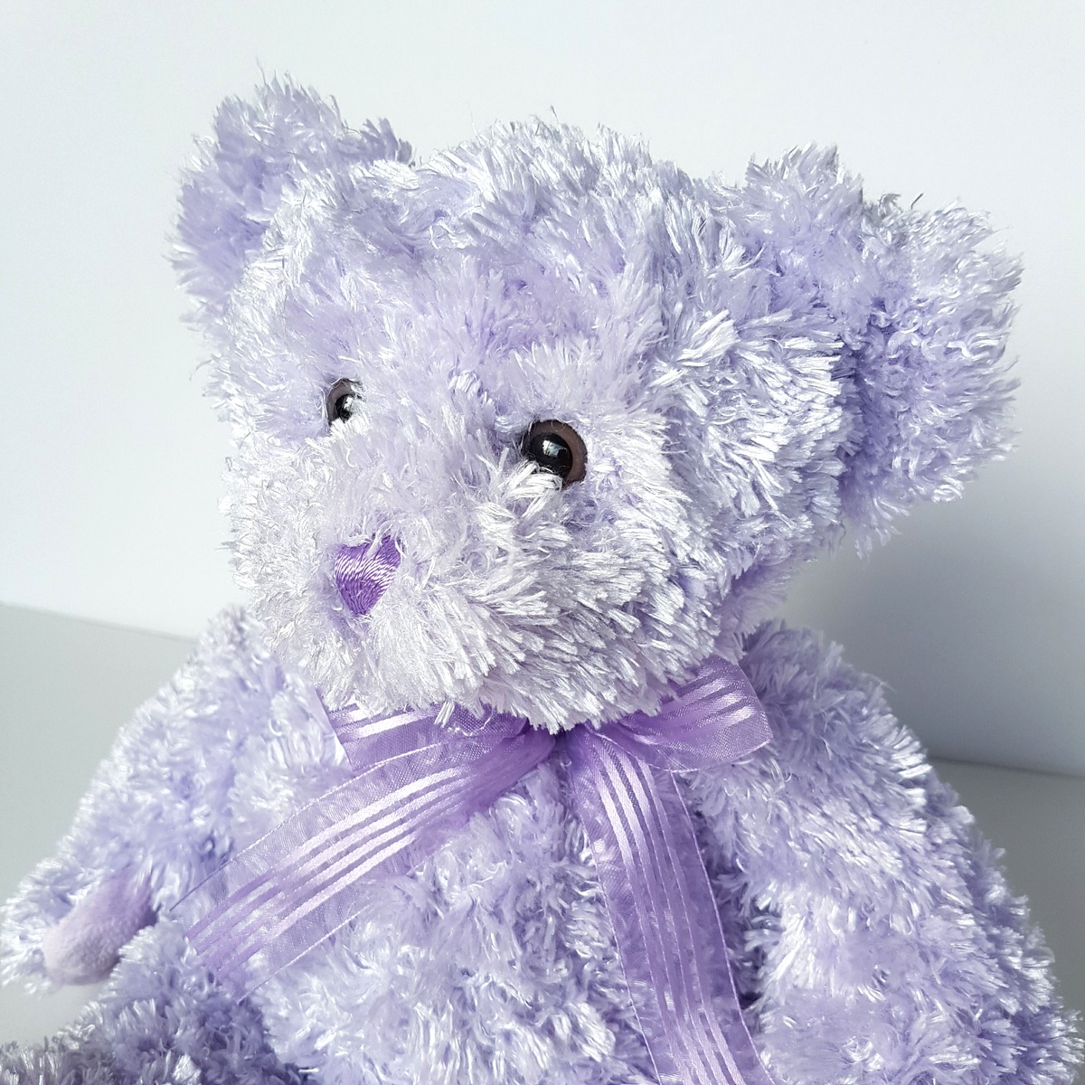 Korimco PURPLE LAVENDER TEDDY BEAR 32cm Plush Soft Toy Stuffed Animal Floppy2