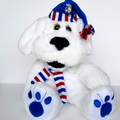 AFL WESTERN BULLDOGS Football Backpack Plush Dog Kids Bag Footy Merchandise Toy0