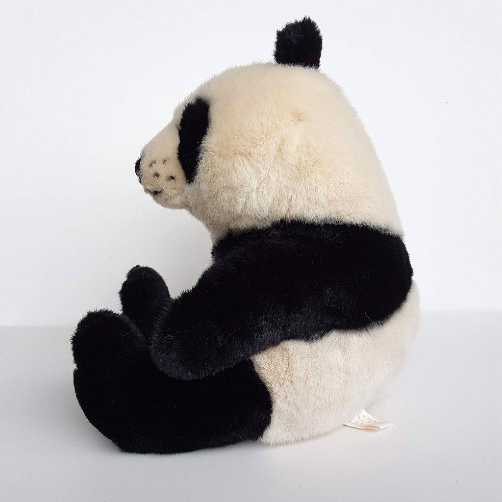 Playful Plush CUDDLY PANDA Soft Toy 26cm Stuffed Animal Cream Black Adorable3