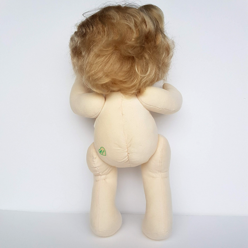 My Child Doll ASH TWO TONE TOP KNOT US Pale Skin 1986 Green Eyes Peach DRESSED17