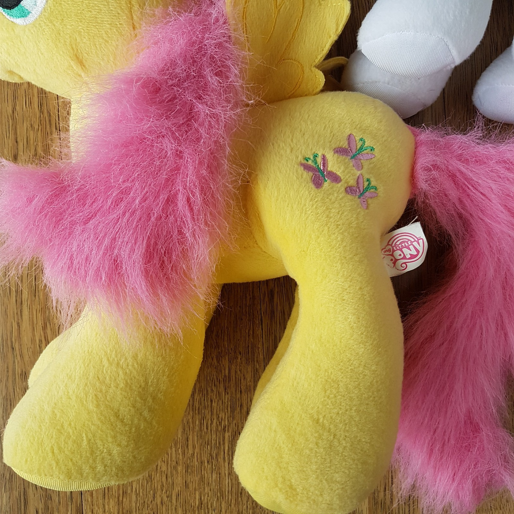My Little Pony RARITY + FLUTTERSHY Plush Stuffed Animal Horse Soft Toy Cute2