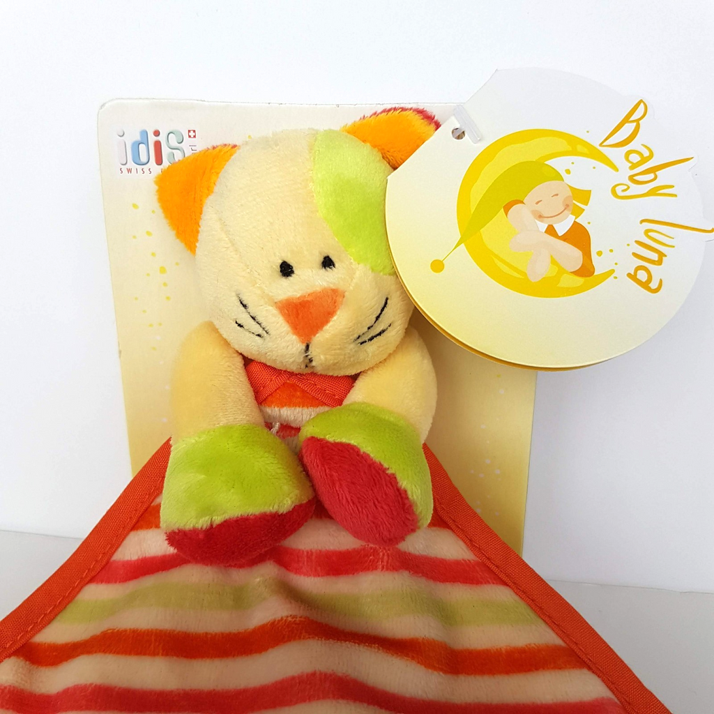 NEW Baby Luna CAT Baby Lovey Comforter Security Blanket Soft Toy Stuffed Animal1