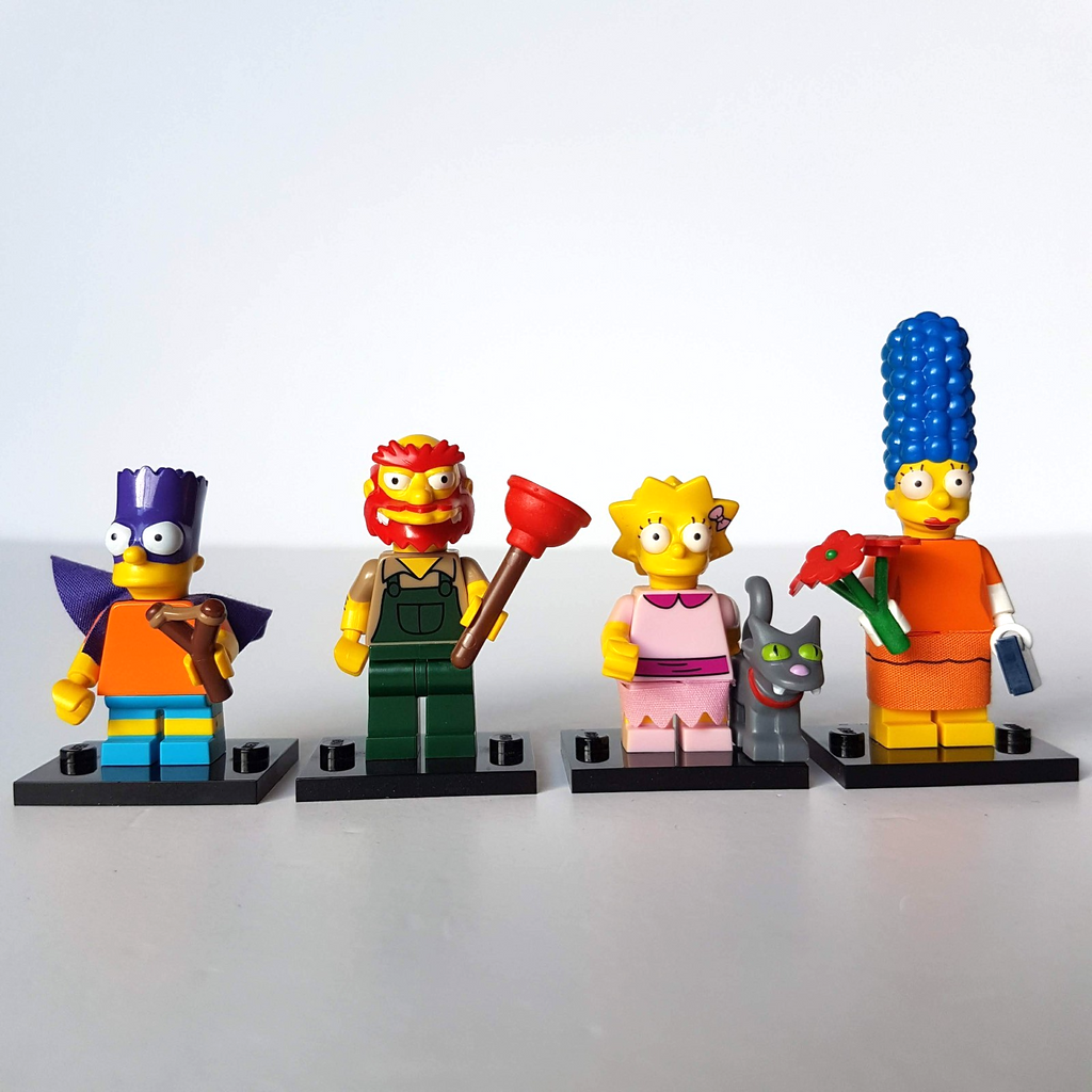 LEGO The Simpsons BARTMAN LISA MARGE WILLIE Minifigure Minifig Series 2 Mystery0