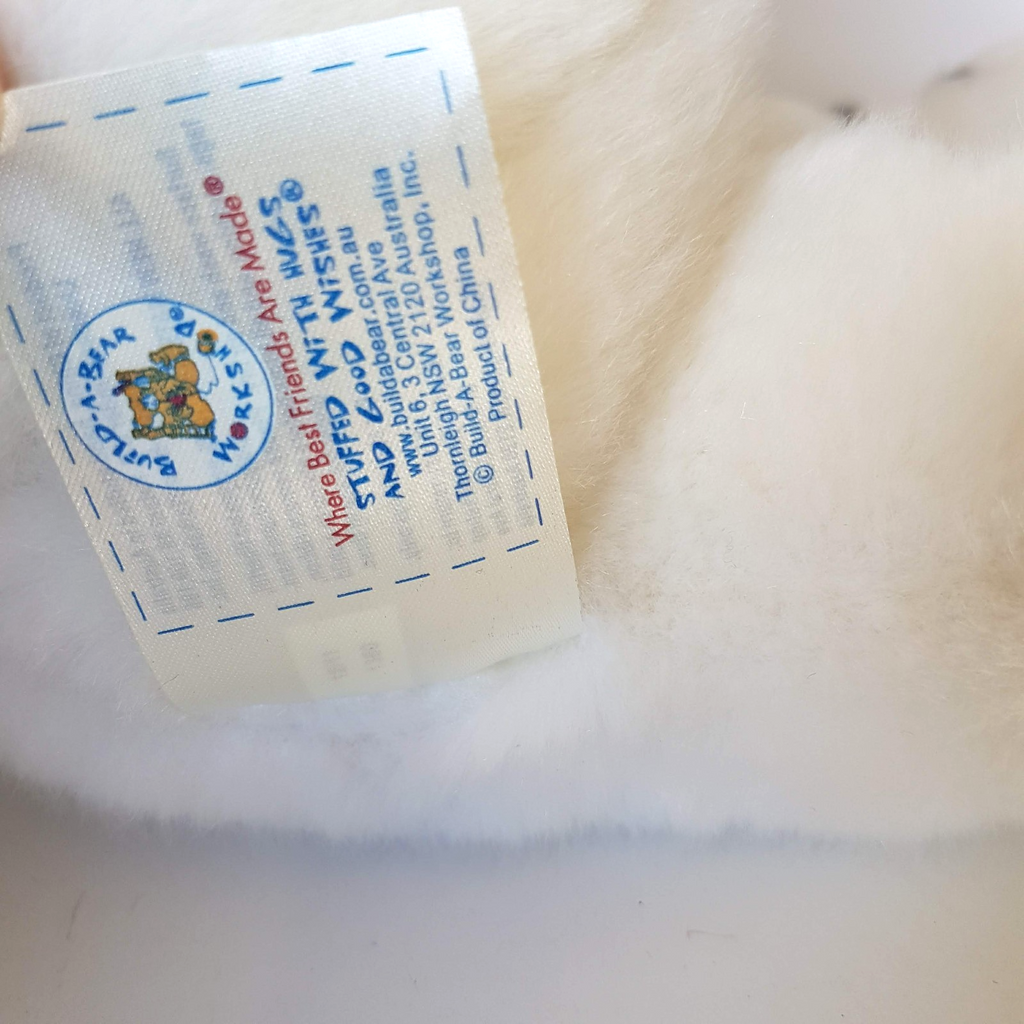 Build A Bear SIBERIAN WHITE TIGER Plush 2012 BAB Retired Stuffed Animal Soft Toy9
