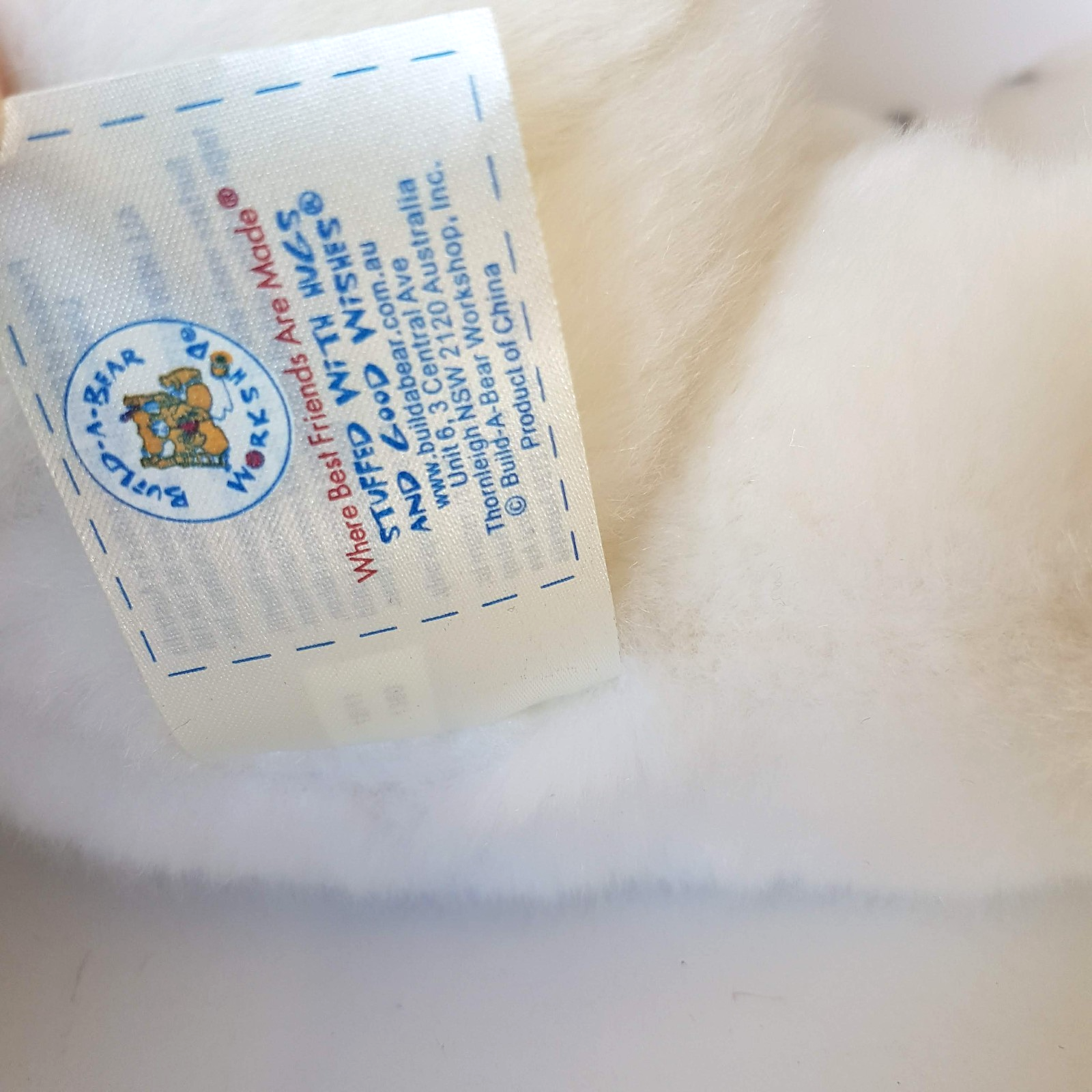 Build A Bear SIBERIAN WHITE TIGER Plush 2012 BAB Retired Stuffed Animal Soft Toy9