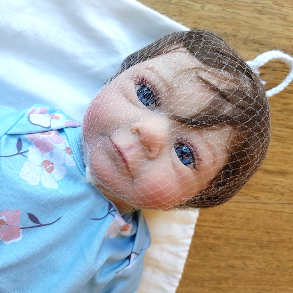 Doll Reborn LIFELIKE GIRL BABY Root Hair Realistic 46cm 1kg Weighted Articulated1