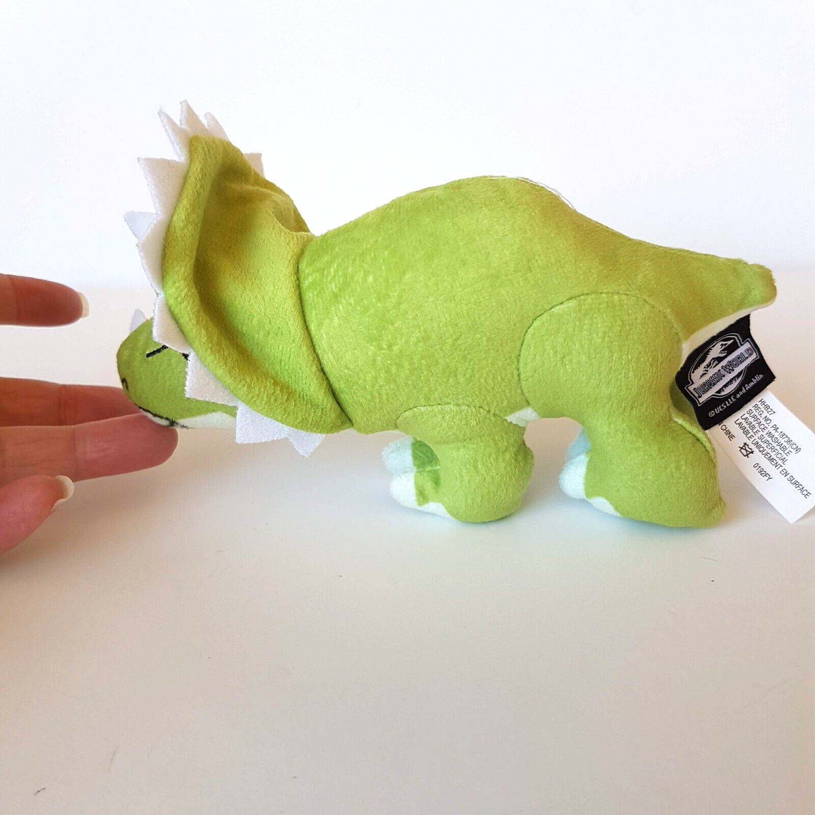 Mattel JURASSIC WORLD Dinosaur Plush Stegosaurus Triceratops SOUND Soft Toy10