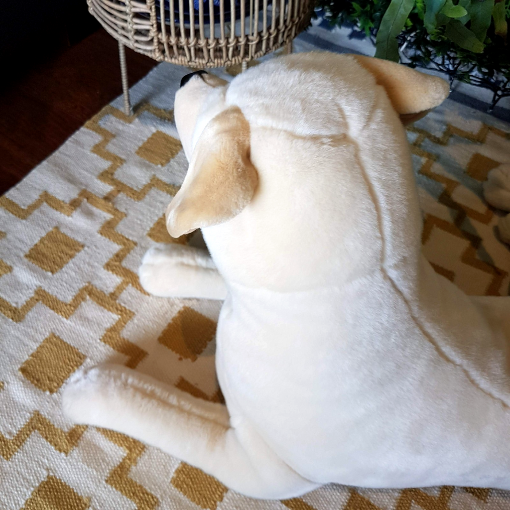Bocchetta REALISTIC YELLOW LABRADOR DOG Jumbo Large 60cm Soft Toy Stuffed Animal6