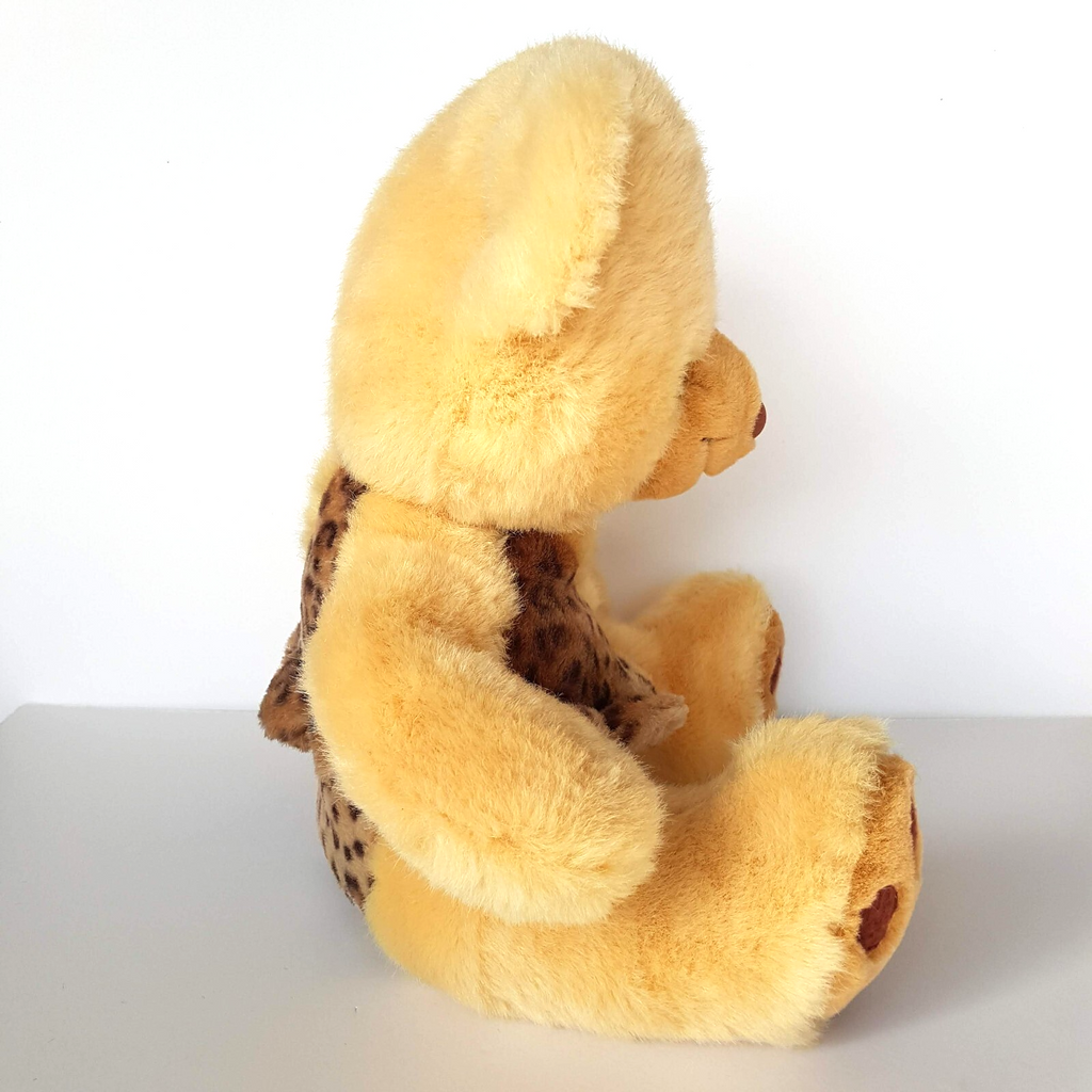 CAVEMAN Teddy Bear 33cm Plush Cuddly Stuffed Animal Soft Toy Clothes Leopard10