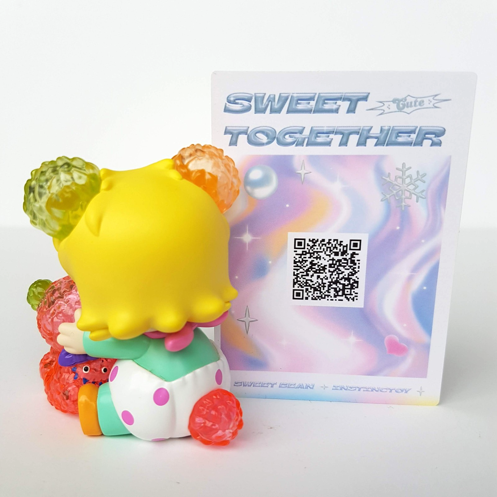 Pop Mart SWEET BEAN x INSTINCTOY Gyawa Sweet Bean 7cm + Card Figure Pastel Toy5